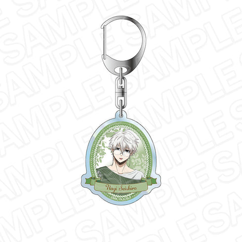 『ブルーロック』ホログラムキーホルダー 凪 誠士郎 White&Pistachio ver.